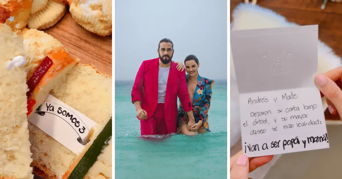 Reyes Magos traen regalo especial a Maite Perroni y Andrés Tovar