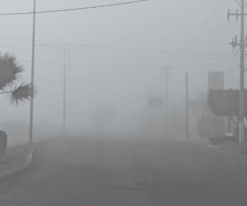 Sorprende capa de neblina a navojoenses esta mañana