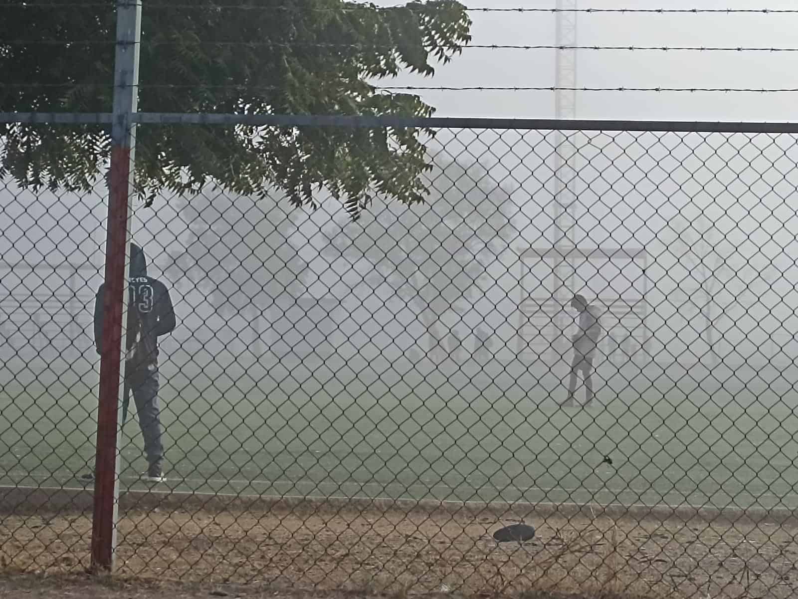 Sorprende capa de neblina a navojoenses esta mañana