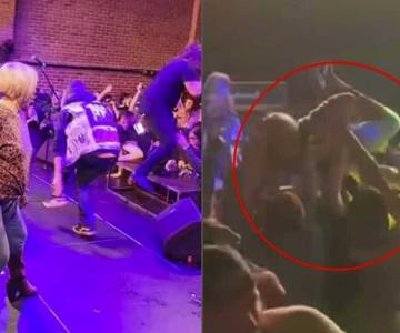 Mamá se hace viral tras lanzarse al público en concierto de Heavy Metal