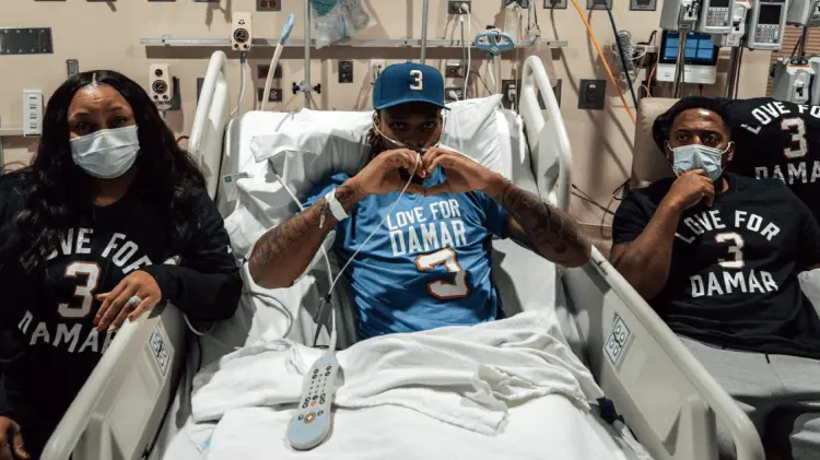 Damar Hamlin ha mejorado su salud a una semana de su accidente. (Foto: Especial/EXPRESO)