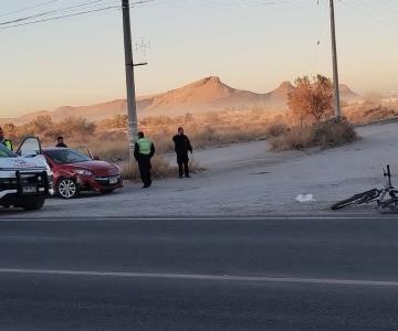 Ciclista es atropellado y queda con lesión en la cabeza