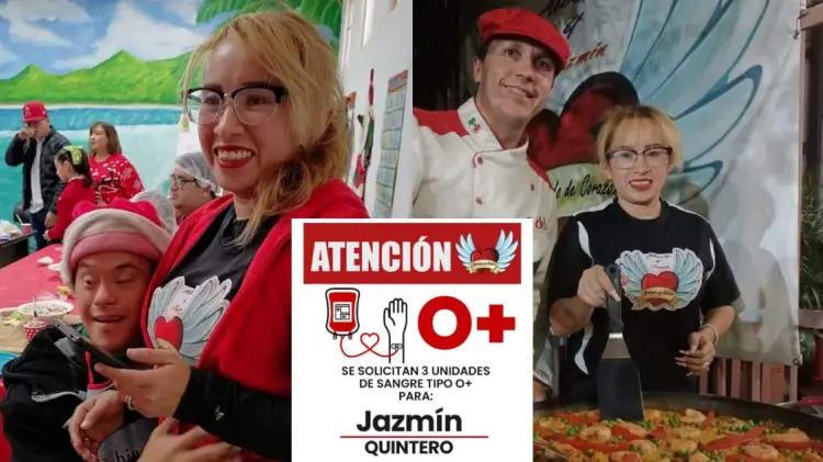 Jazmín pide tres unidades de sangre para ser operada. (Foto: Especial/EXPRESO)