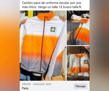 Padres de familia usan las redes para intercambiar uniformes escolares