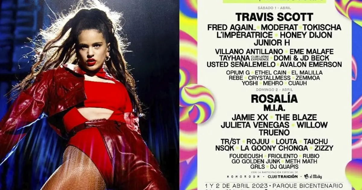 Rosalía se integra al cartel de la cuarta edición de la Ceremonia en CDMX