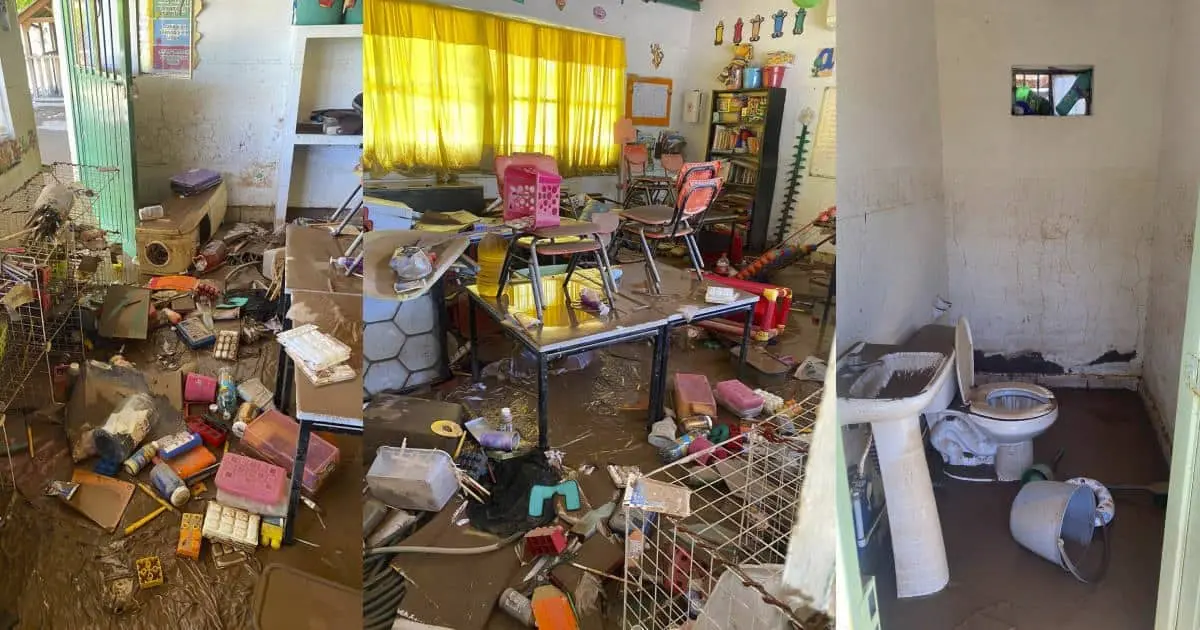 Alumnos de Empalme trabajan en instalaciones ajenas por daños a planteles