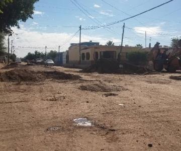 Reparación de colector de drenaje en El Apache terminará este viernes