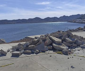 Inician labores de reparación en Malecón Turístico de Guaymas