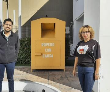 Ropero con causa recauda ropa para donar al poblado Miguel Alemán