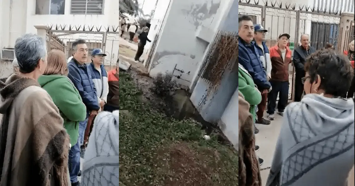 Mujer encara a Javier Lamarque por problemas de aguas negras en Cajeme