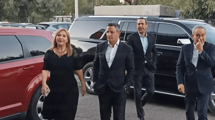 Alejandro Murat estuvo en Hermosillo este lunes. (Foto: Germán Contreras/EXPRESO)