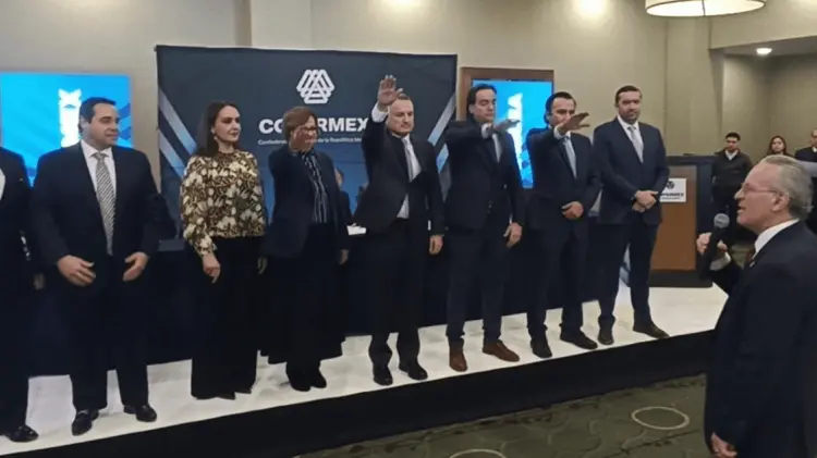 Gilberto Robles Bustamante asume la dirigencia de Coparmex Sonora. (Foto: Germán Contreras/EXPRESO)