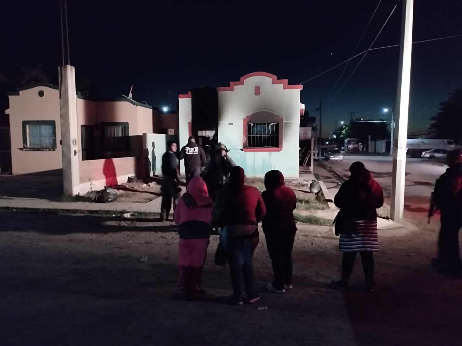 Fuga de gas provoca incendio de una vivienda en Navojoa