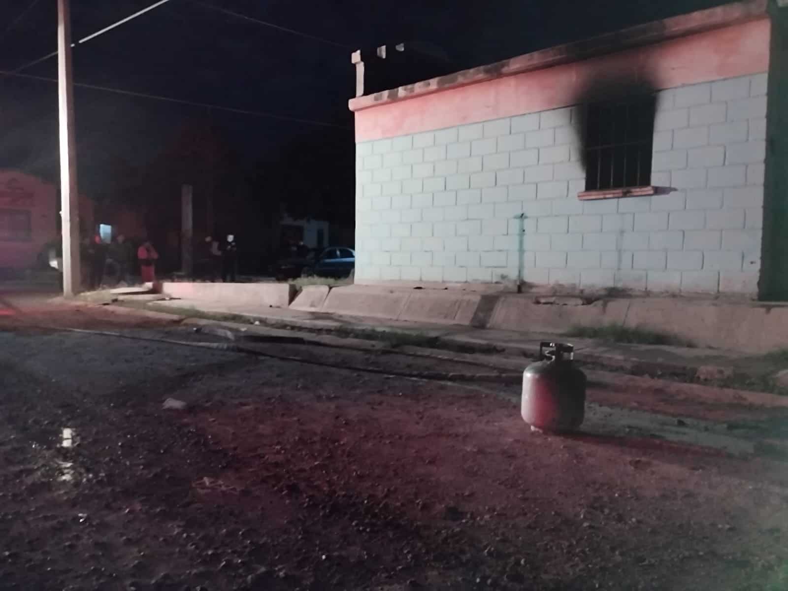 Fuga de gas provoca incendio de una vivienda en Navojoa