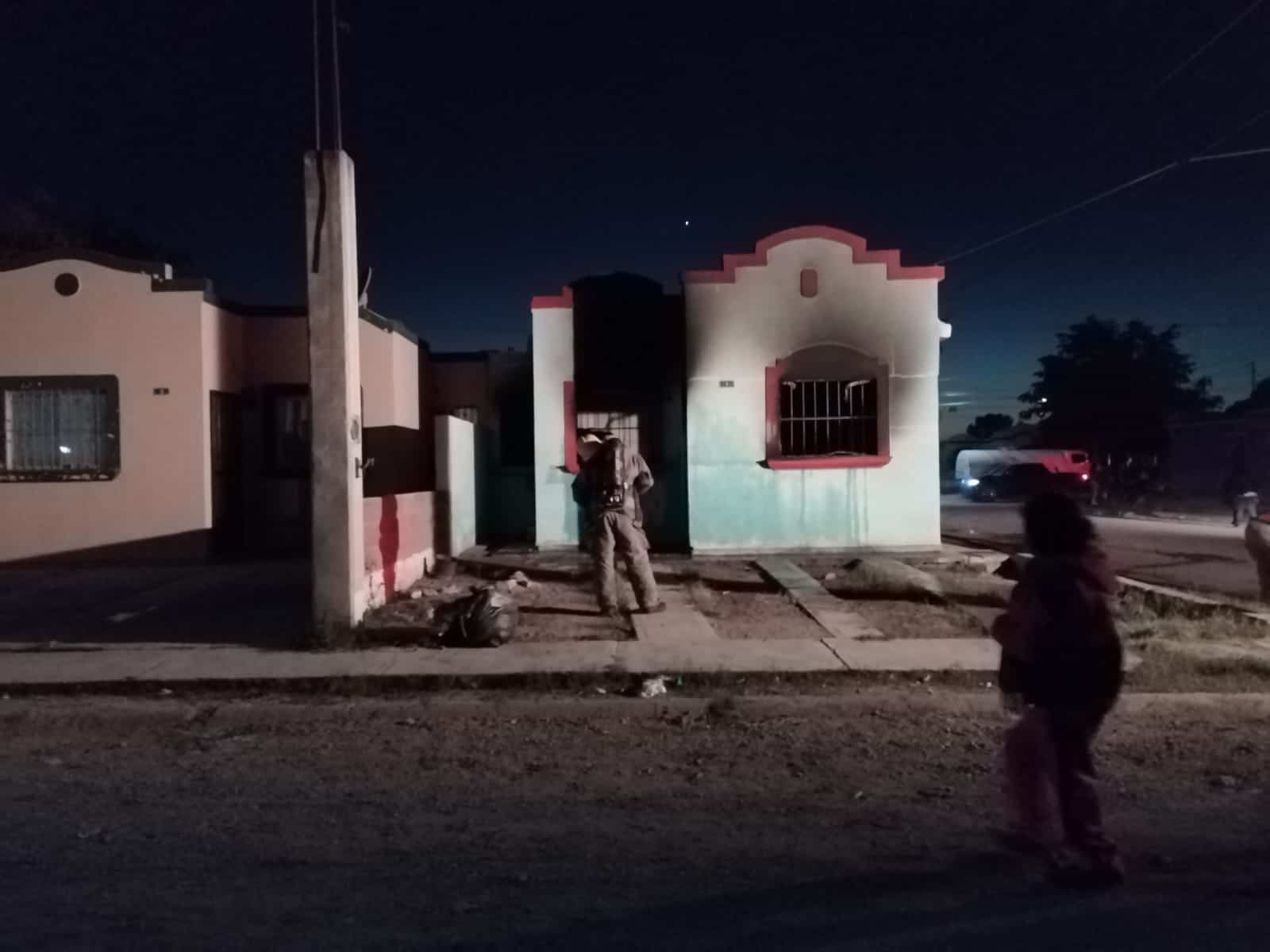 Fuga de gas provoca incendio de una vivienda en Navojoa