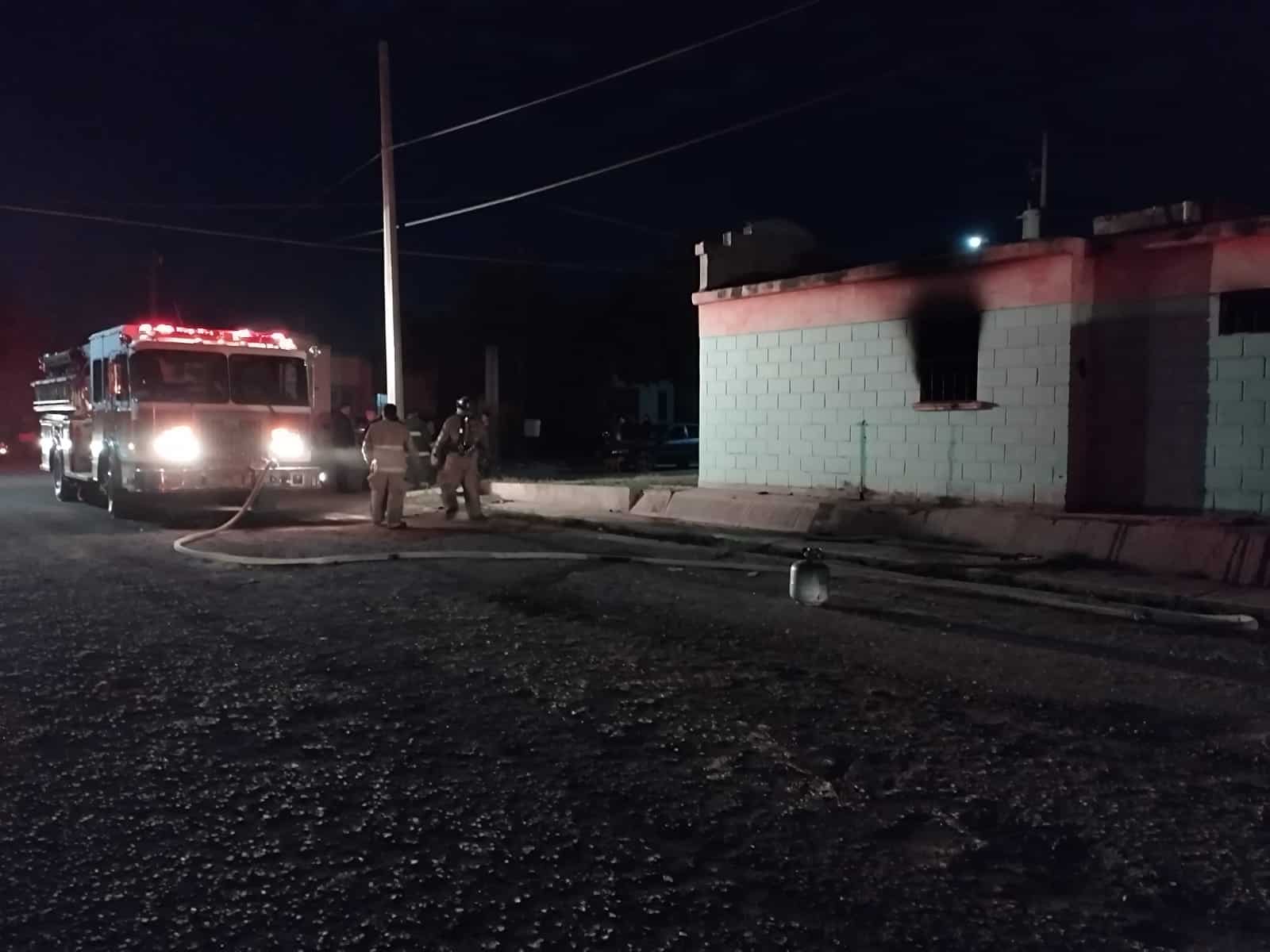 Fuga de gas provoca incendio de una vivienda en Navojoa