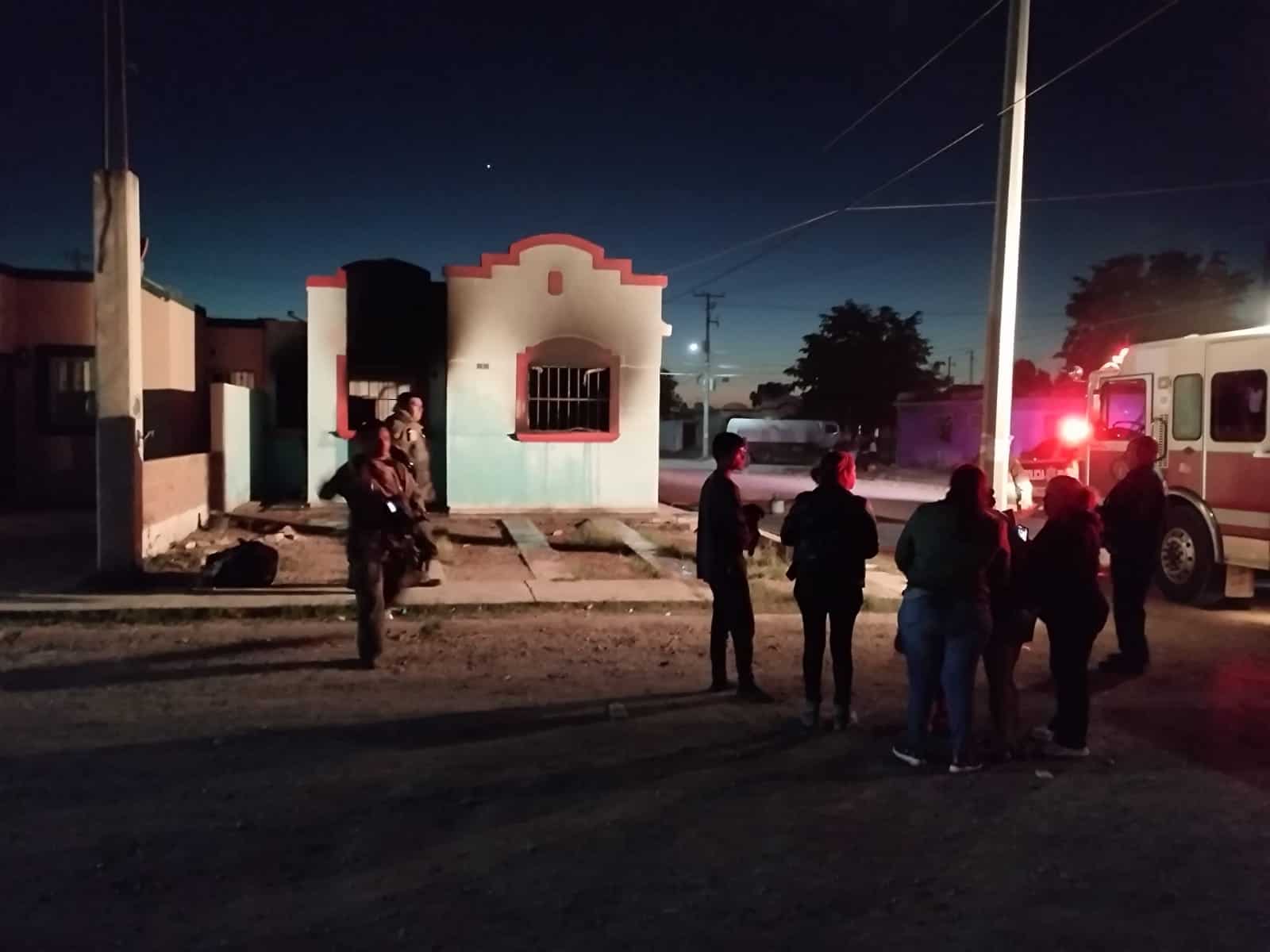 Fuga de gas provoca incendio de una vivienda en Navojoa