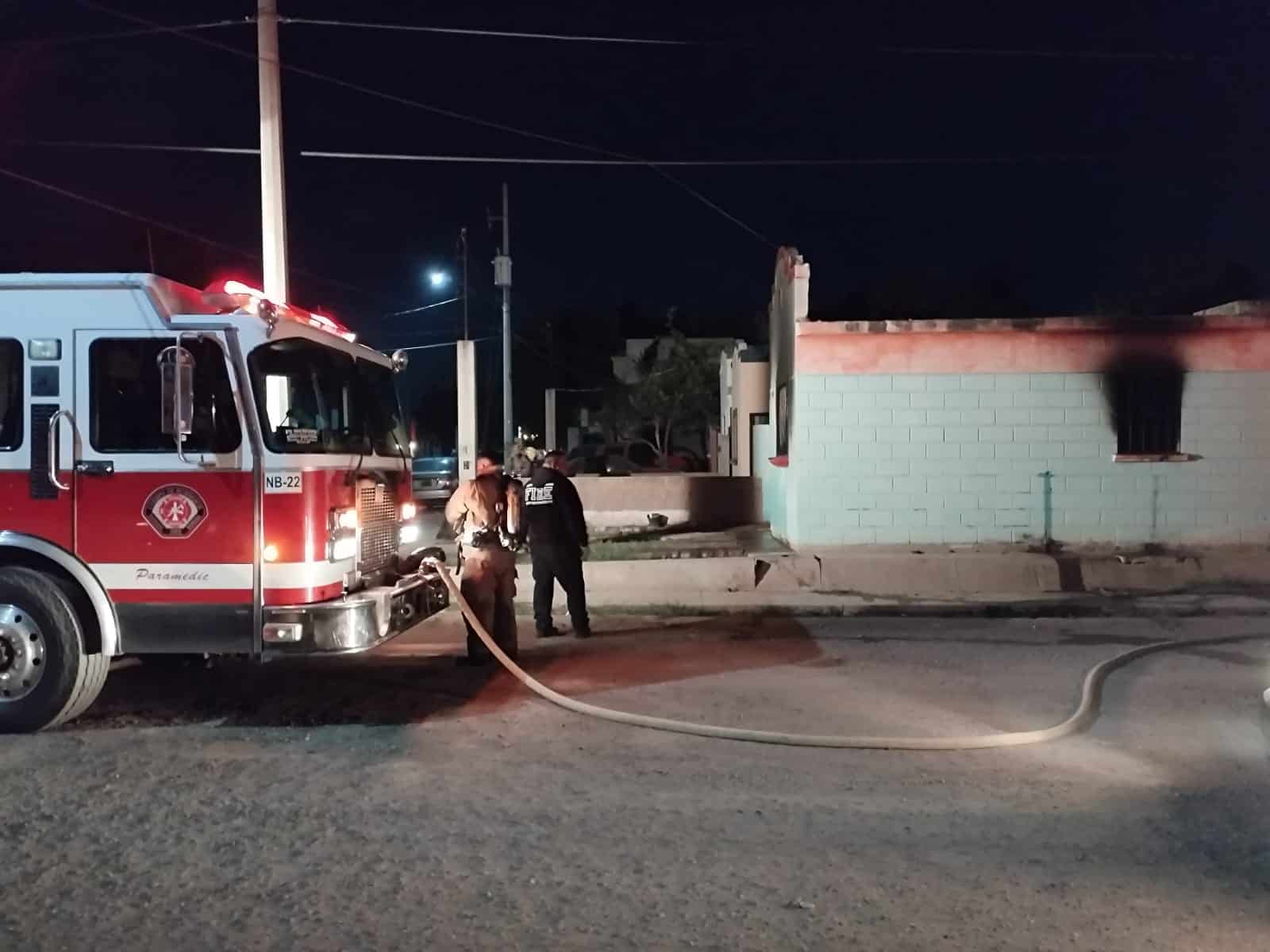Fuga de gas provoca incendio de una vivienda en Navojoa