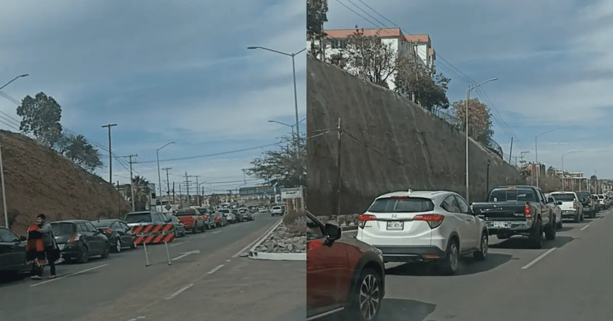 Así lucen los cruces a Estados Unidos por el puente en Nogales