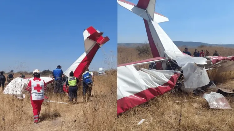 El desplome de la aeronave fue en el municipio de Puente de Ixtla, Morelos. (Foto: Cortesía)