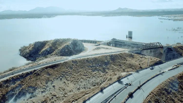 Presa Abelardo L. Rodríguez de Hermosillo. (Foto: Jesús Ballesteros/EXPRESO)