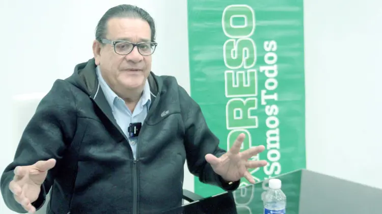 Alfredo Porras Domínguez, enlace personal de Marcelo Ebrard Casaubon. (Foto: Jorge Flores/EXPRESO)