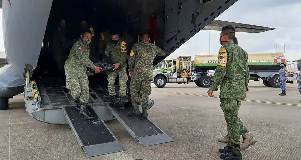 Sedena afirma que México superó la meta de ayuda humanitaria para Turquía