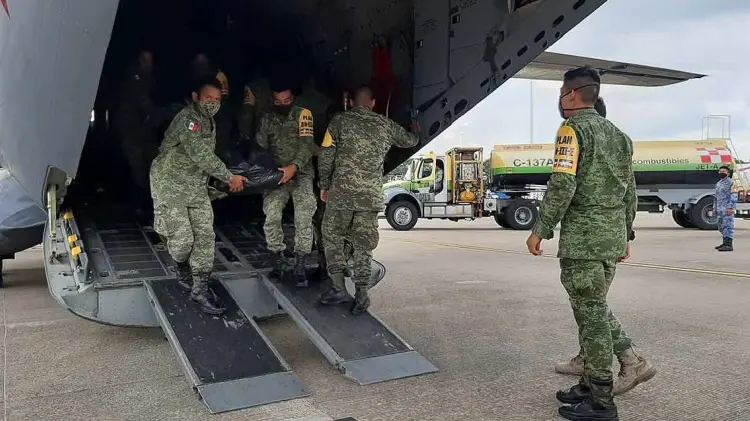 Foto: 95 toneladas de insumos logró reunir el pueblo mexicano (Especial/EXPRESO)