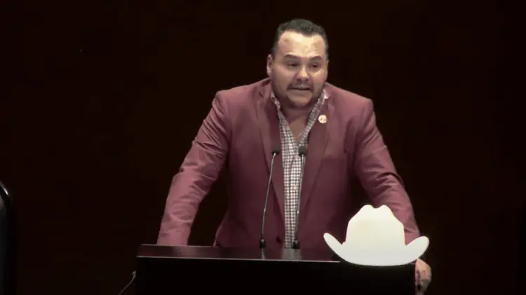 Foto: Bernardo Ríos Cheno, diputado federal de Morena. (Captura de pantalla)