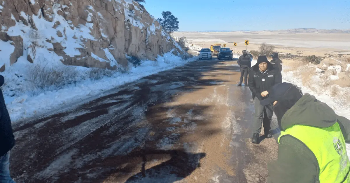 Reabren circulación en Sonora tras nevada