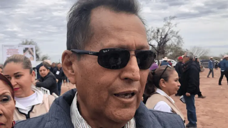 Bernabé Arana, delegado del Bienestar en el Valle del Yaqui. (Foto: Ana Camargo/EXPRESO)