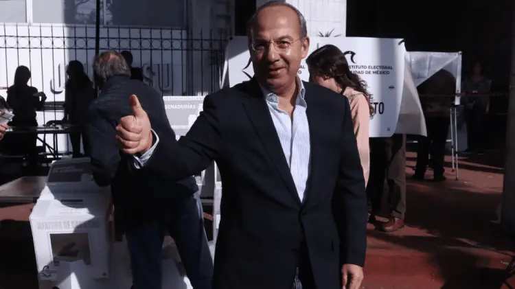 Felipe Calderón, expresidente de México. (Foto: Agencia Reforma/EXPRESO)