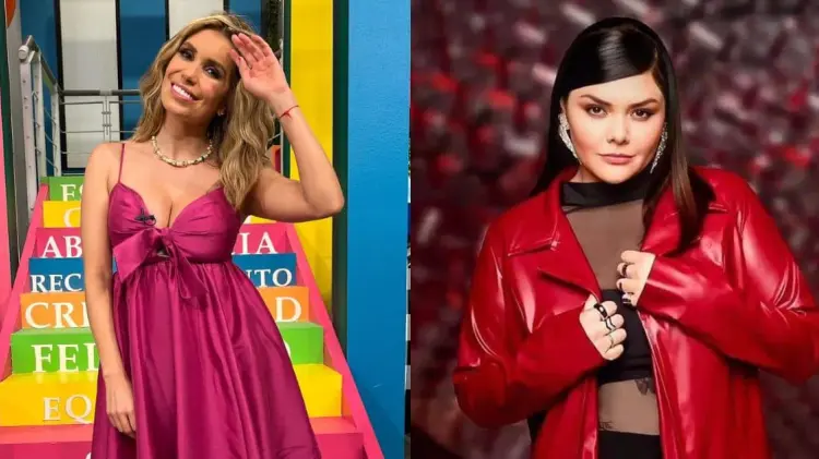 Andrea Escalona, conductora de televisión; Yuridia, cantante y exconcursante del programa La Academia. (Fotos: Tomadas de redes / EXPRESO)