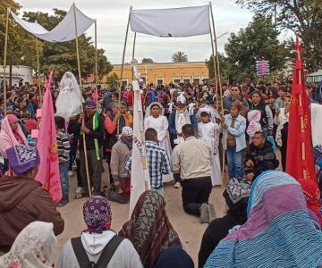 Yoremes de Pueblo Viejo realizan el primer Conti Mayo de Cuaresma