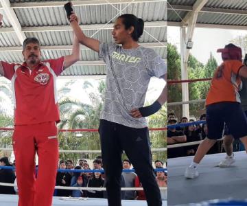 Combaten riñas escolares con taller de box en Cbtis 132