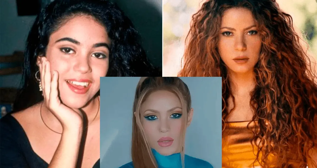 Las cirugías estéticas de Shakira; el antes y el después