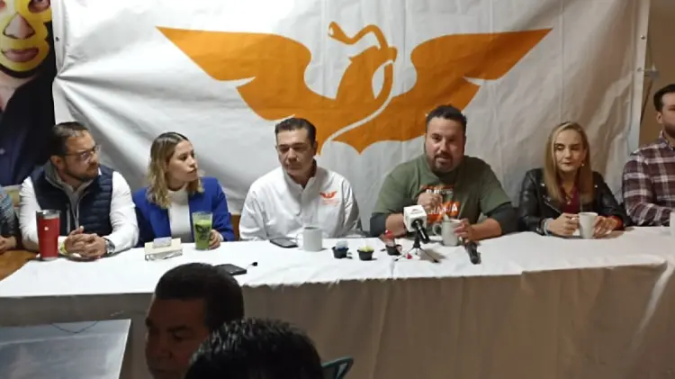 Movimiento Ciudadano organizó una conferencia de prensa para hablar sobre el proyecto (Foto: Especial/EXPRESO)