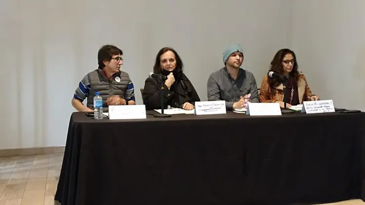 Colectivos realizaron una rueda de prensa. (Foto: Germán Contreras / EXPRESO)
