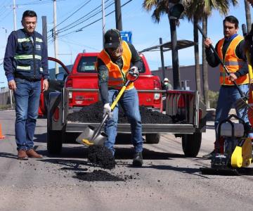 Nogales es el primer municipio en utilizar asfalto frío