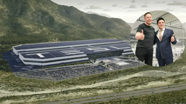 Un ejemplo de cómo se verá la planta de Tesla fue presentada este miércoles. (Foto: Especial/EXPRESO)