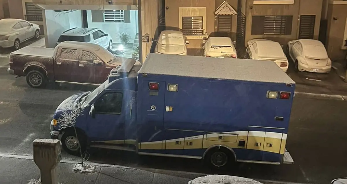 Intensa nevada en el norte de Sonora: cierran tramos carreteros