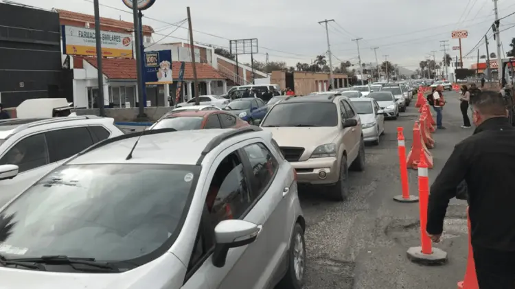 Este miércoles comenzaron los trabajos en Reforma y Colosio. (Foto: Jesús Ballesteros / EXPRESO)