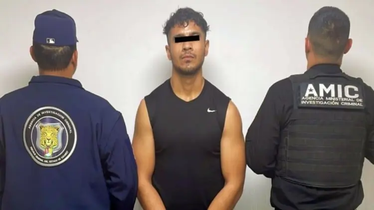 Francisco Edén N, detenido en Acaponeta, Nayarit. (Foto: Cortesía de la Fiscalía de Sonora)