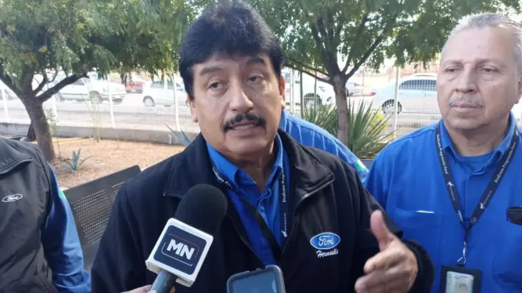 Ricardo Martínez Herrera, dirigente del Sindicato Nacional Progresista de Ford. (Foto: Especial / EXPRESO)