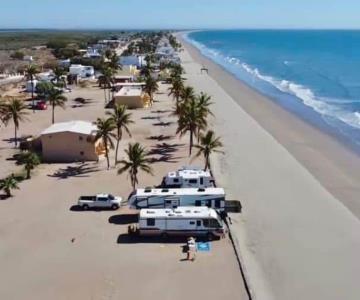 Preparan todo en la Playa de Huatabampito para Semana Santa