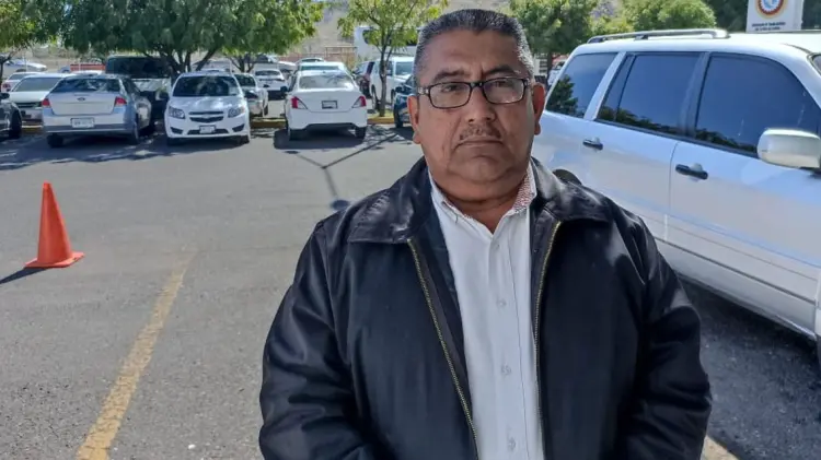 Claudio Huidobro, dirigente del sindicato de guardias afiliado a la CTM. (Foto: Especial / EXPRESO)