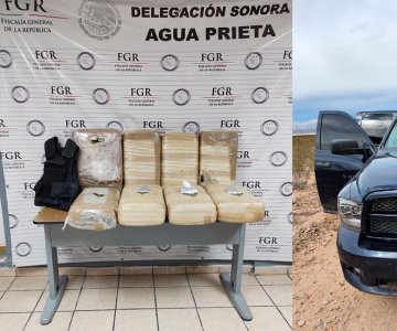 Fiscalía asegura drogas, cartuchos y armas en Sonora; abren investigación