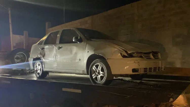El Volkswagen Derby fue asegurado por elementos de la AMIC. (Foto: Cortesía  / Fiscalía de Sonora)