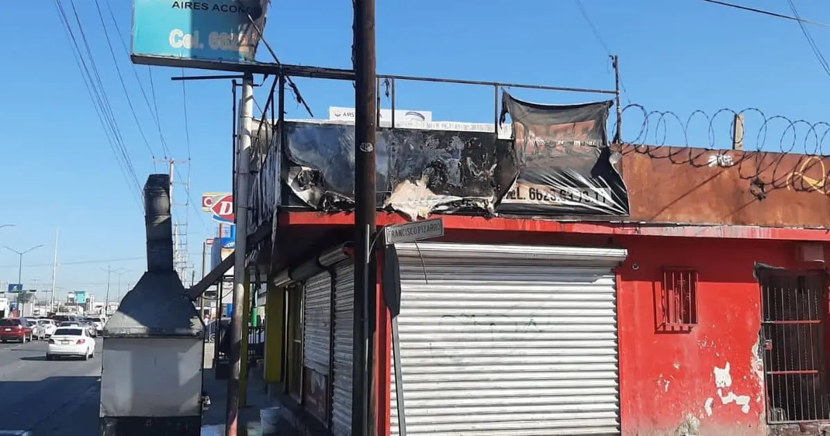 Controlan incendio en negocio de colonia Progresista