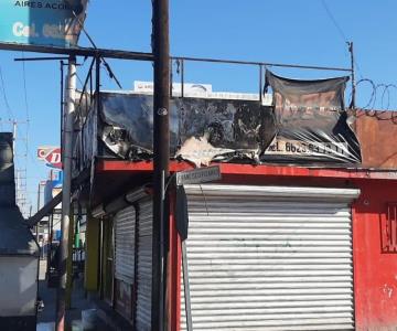 Controlan incendio en negocio de colonia Progresista